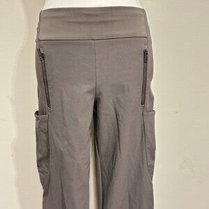 ATHLETA Women's Size 4- Headlands Hybrid Tight w/ Stash Pockets 353469 grey